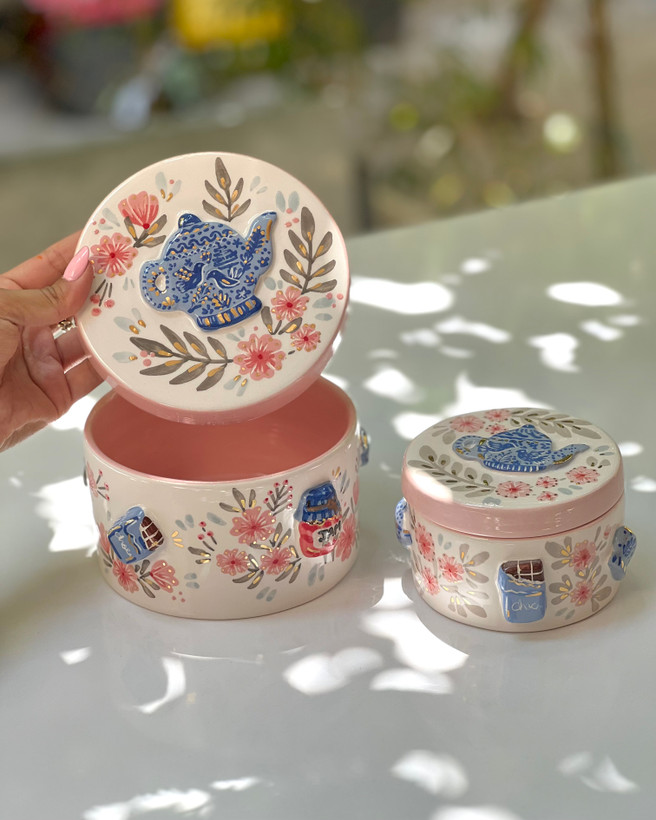 شکلات خوری طرح کوکی با درب قوری
